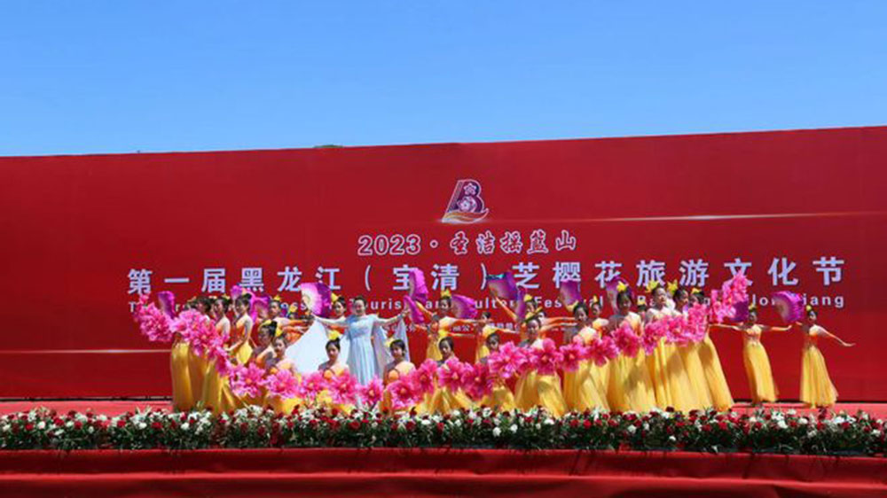 黑龍江：第一屆黑龍江（寶清）芝櫻花旅游文化節(jié)開幕，進一步推動文旅產業(yè)高質量發(fā)展！